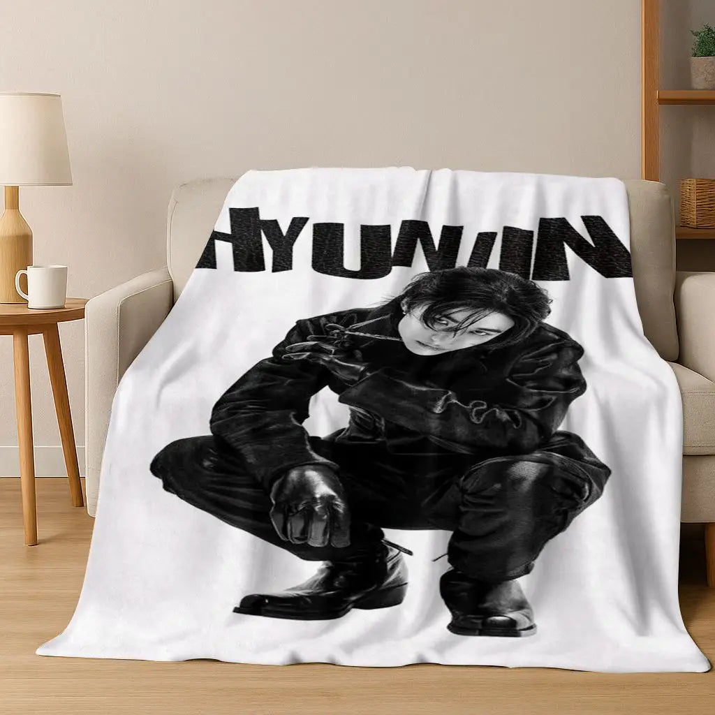 3D K-Pop singer blanket? Vibe. Super soft and cozy throw for like, literally everywhere—bed, couch, picnic, dorm. Major gift energy.