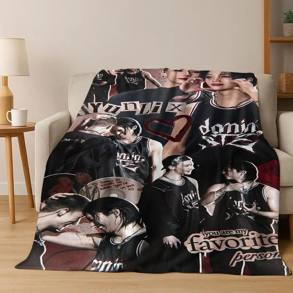 3D K-Pop singer blanket? Vibe. Super soft and cozy throw for like, literally everywhere—bed, couch, picnic, dorm. Major gift energy.