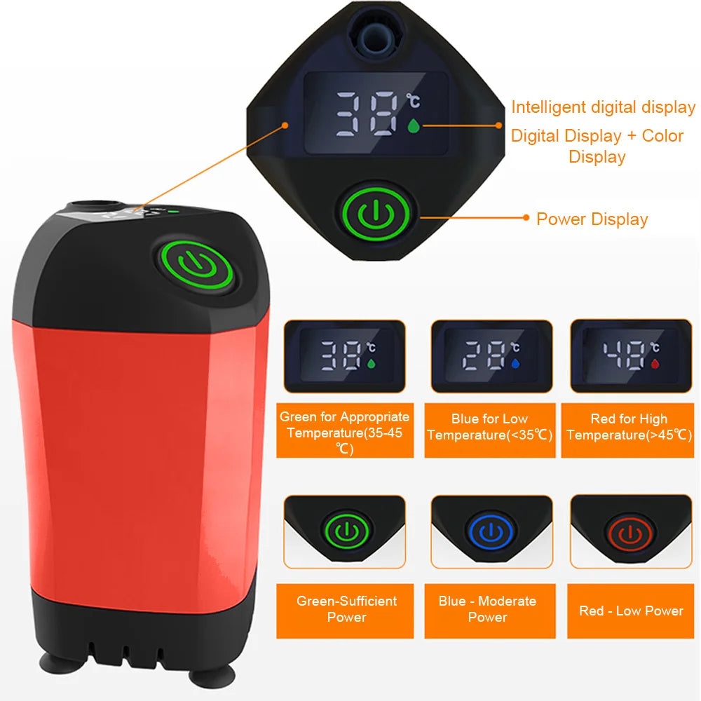 Portable Camping Shower Digital Display for Camping or Pets