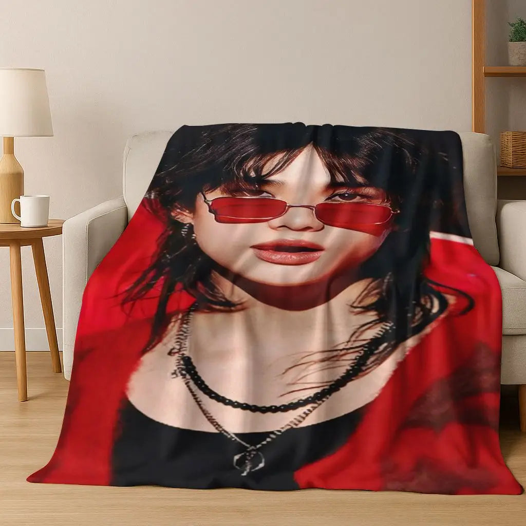 3D K-Pop singer blanket? Vibe. Super soft and cozy throw for like, literally everywhere—bed, couch, picnic, dorm. Major gift energy.