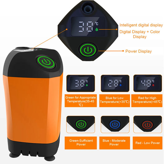 Portable Camping Shower Digital Display for Camping or Pets