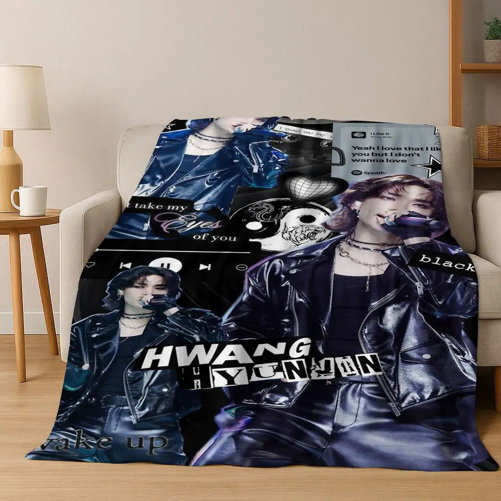 3D K-Pop singer blanket? Vibe. Super soft and cozy throw for like, literally everywhere—bed, couch, picnic, dorm. Major gift energy.