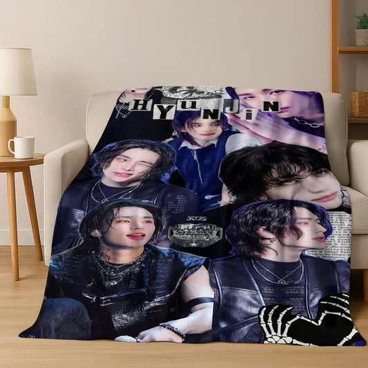 3D K-Pop singer blanket? Vibe. Super soft and cozy throw for like, literally everywhere—bed, couch, picnic, dorm. Major gift energy.