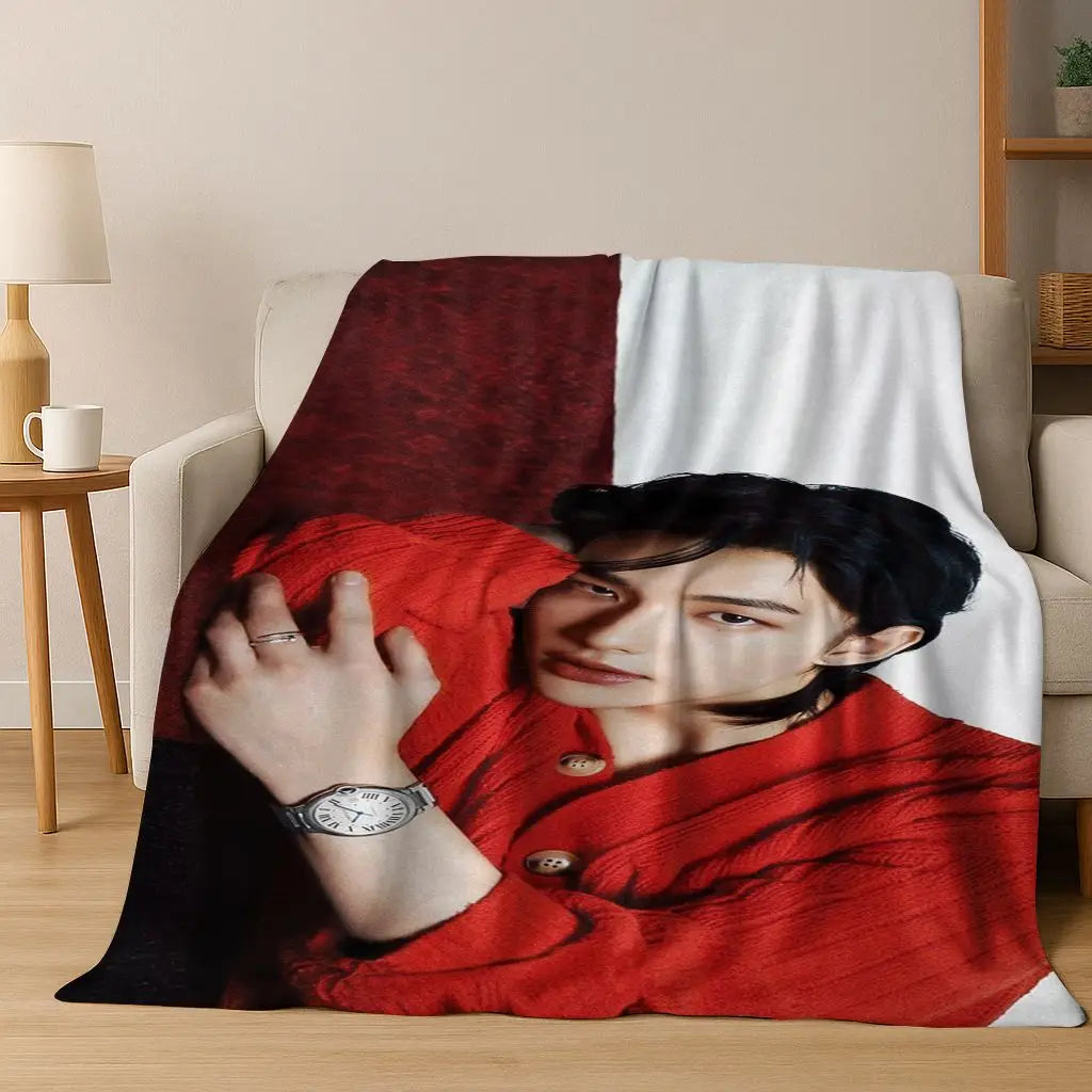 3D K-Pop singer blanket? Vibe. Super soft and cozy throw for like, literally everywhere—bed, couch, picnic, dorm. Major gift energy.
