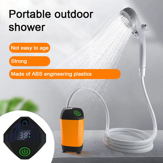 Portable Camping Shower Digital Display for Camping or Pets