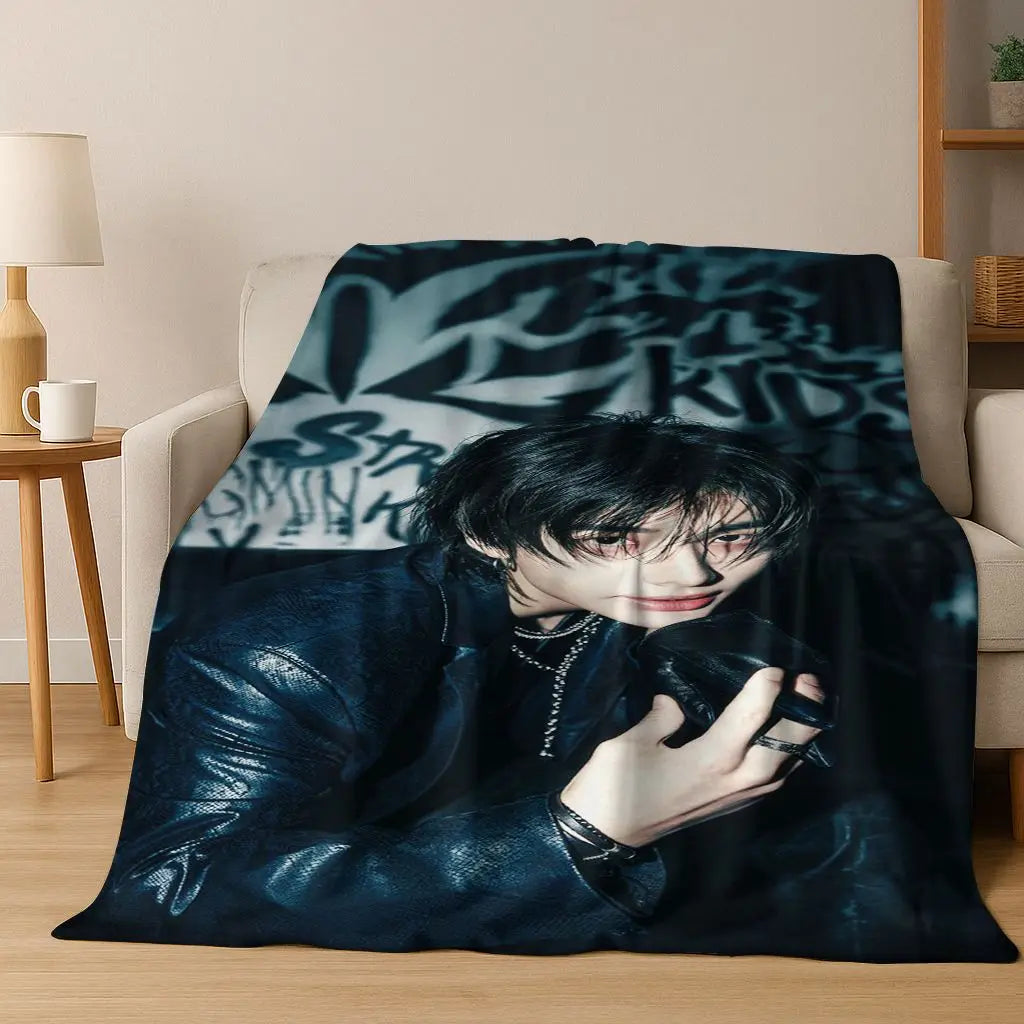 3D K-Pop singer blanket? Vibe. Super soft and cozy throw for like, literally everywhere—bed, couch, picnic, dorm. Major gift energy.